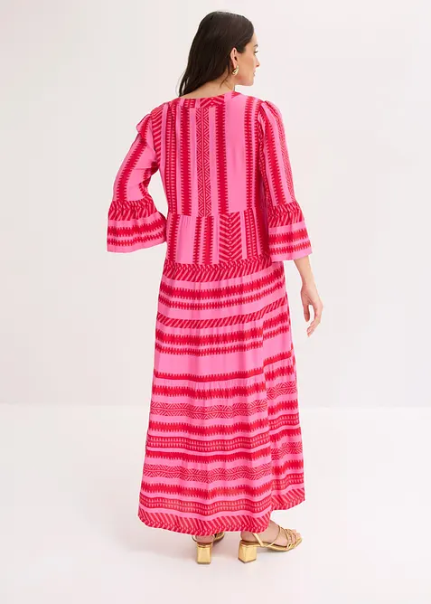 Maxikjole i lett viskose, bonprix