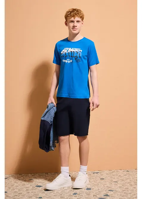 T-skjorte i 100% &oslash;kologisk bomull (3-pack), bonprix