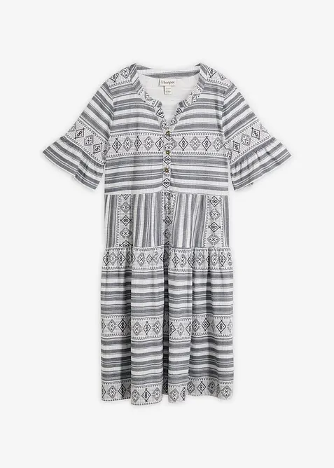 Trikotkjole av lett viskosemiks, bonprix