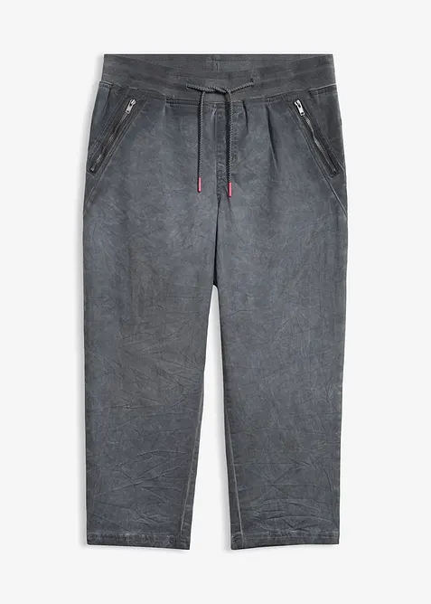 Bukse med kontrastfarget sn&oslash;ring, 3/4-lang, bonprix