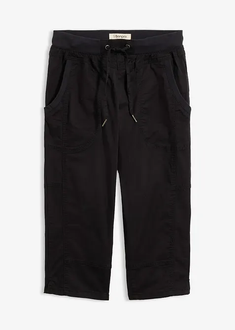 Capribukse med knyteb&aring;nd, bonprix