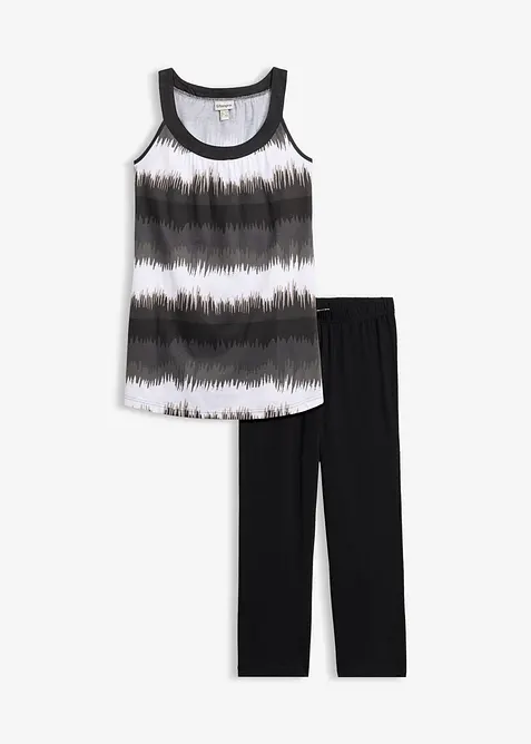 Kjole og caprileggings (2-delt sett), bonprix