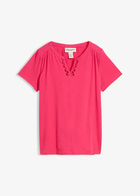 Topp med dekorativ utringning, bonprix