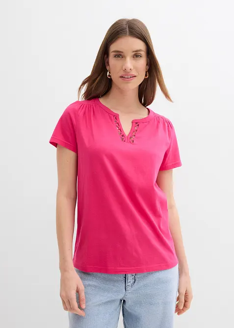 Topp med dekorativ utringning, bonprix