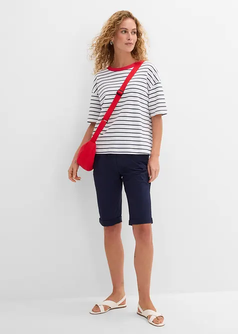 Bermuda i bomull med komfortlinning, bonprix