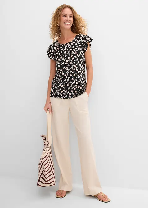 Topp i viskoseblanding, bonprix