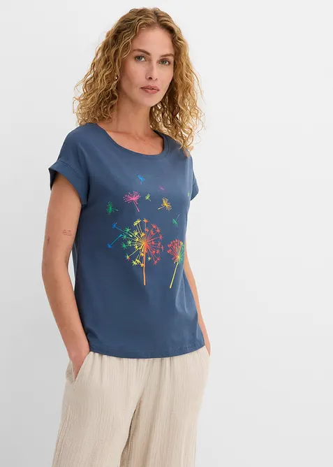 T-shirt med blomsterprint, bonprix