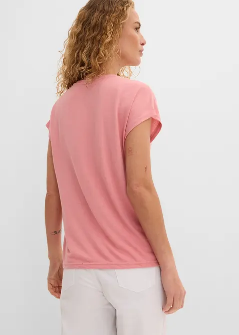 T-shirt med glittertrykk, bonprix