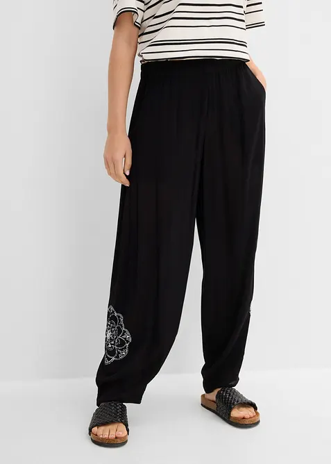 Haremsbukse i viskose, bonprix