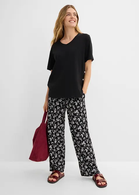 Vid T-skjorte i &oslash;kologisk bomull, bonprix