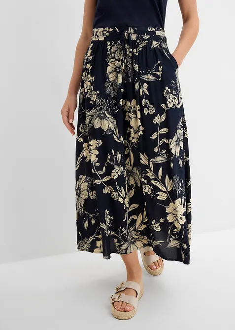 Maxiskj&oslash;rt i viskose, bonprix