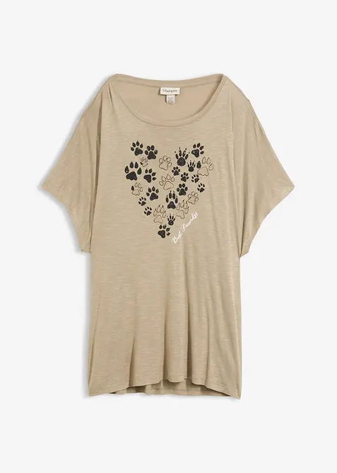 Topp i lett viskose, bonprix