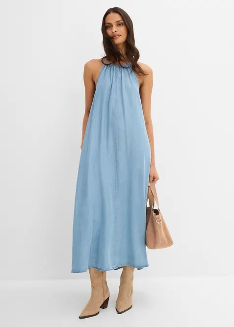 Jeanskjole av lett lyocell, bonprix