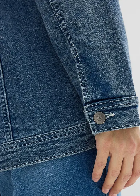 Jeansjakke med stretch, boyfriend-modell, bonprix