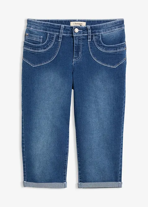 Straight-jeans Mid Waist, cropped, bonprix