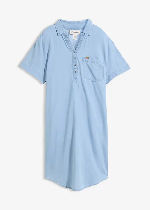 Jeanskjole, kortermet, bonprix