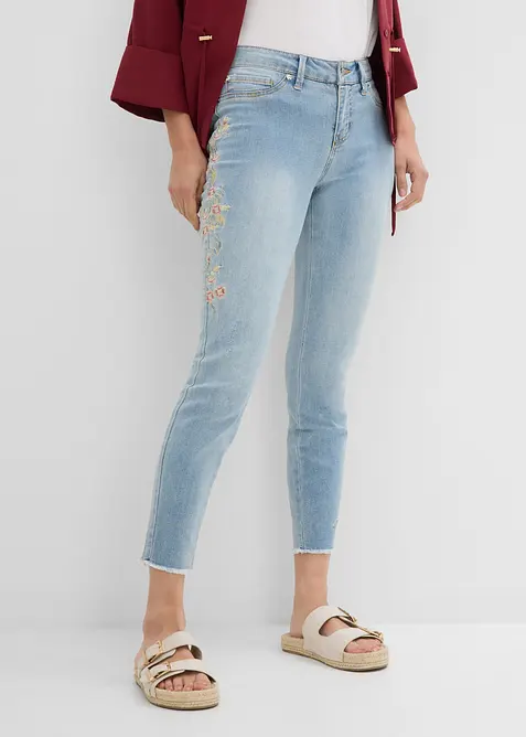 Skinny-jeans Mid Waist, cropped, bonprix