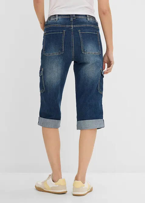 Cargo-jeans, Mid Waist, stretch, bonprix