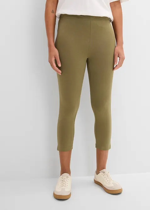 Capri-leggings i smal modell (2-pack), bonprix