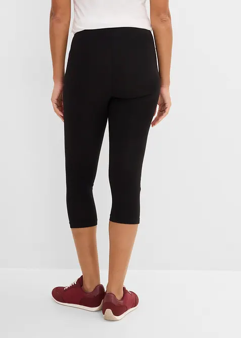 Capri-leggings i smal modell (2-pack), bonprix