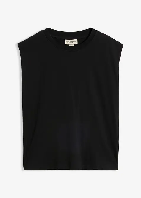 Oversized topp i 100% &oslash;kologisk bomull, bonprix