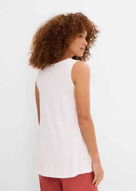 Lang topp av myk viskose, 2-pack, bonprix