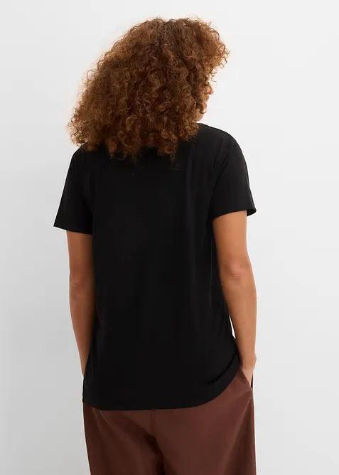 Topp med V-hals, bonprix