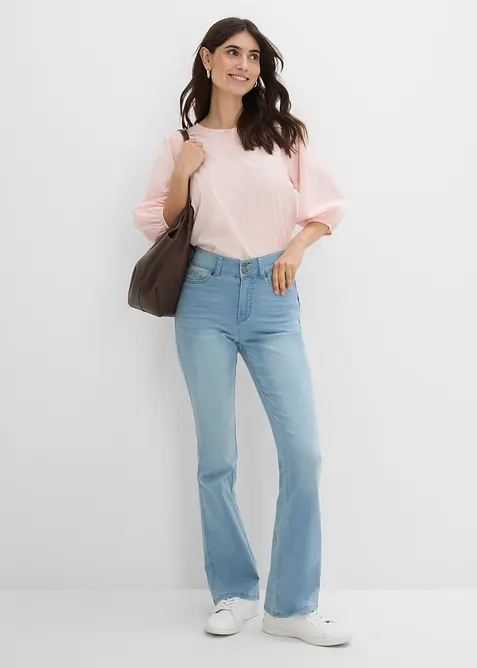 Bootcut-jeans Mid Waist, Shaping, bonprix