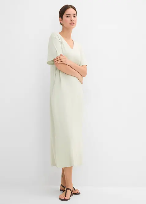 Jerseykjole i viskoseblanding, bonprix