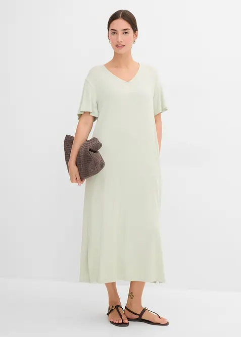 Jerseykjole i viskoseblanding, bonprix