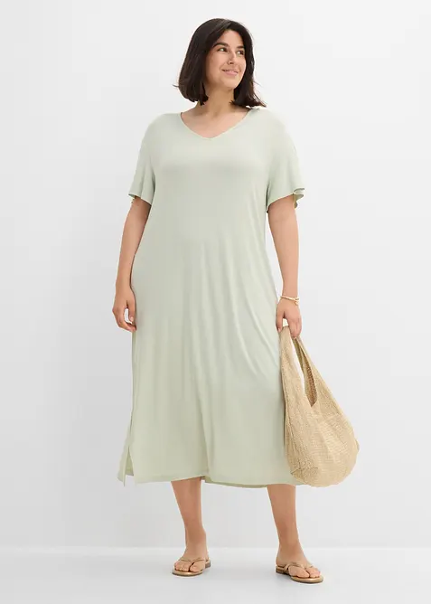 Jerseykjole i viskoseblanding, bonprix