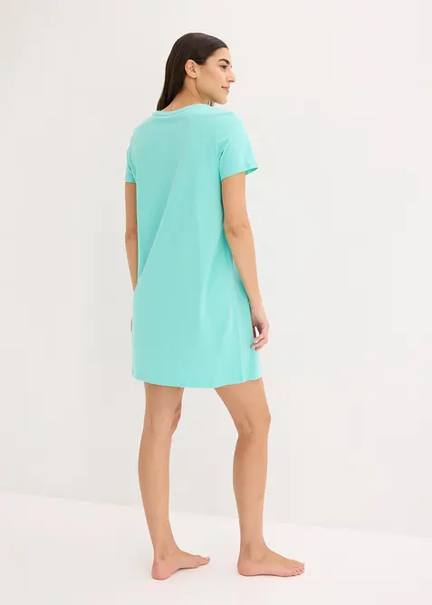 Kort nattkjole i 100% bomull, bonprix