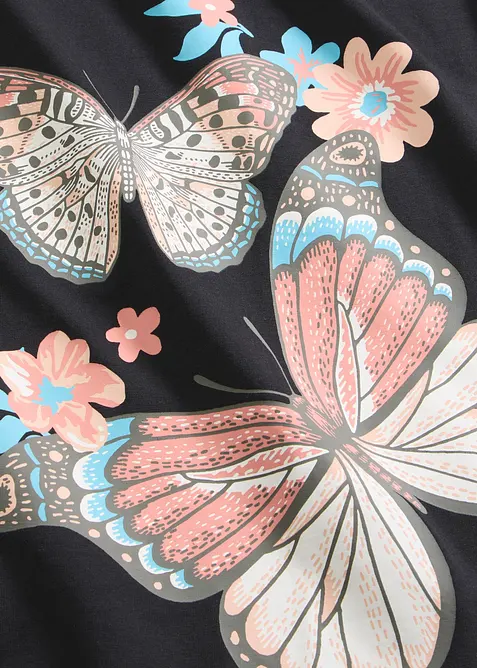 Kort nattkjole i 100% bomull, bonprix