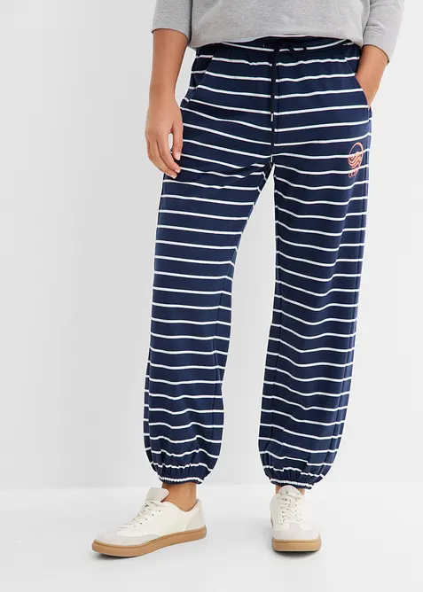 Sweatbukse i bomullsmiks, bonprix