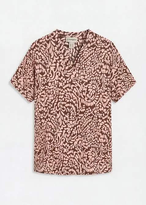 Bluse i viskose med pent fall, bonprix