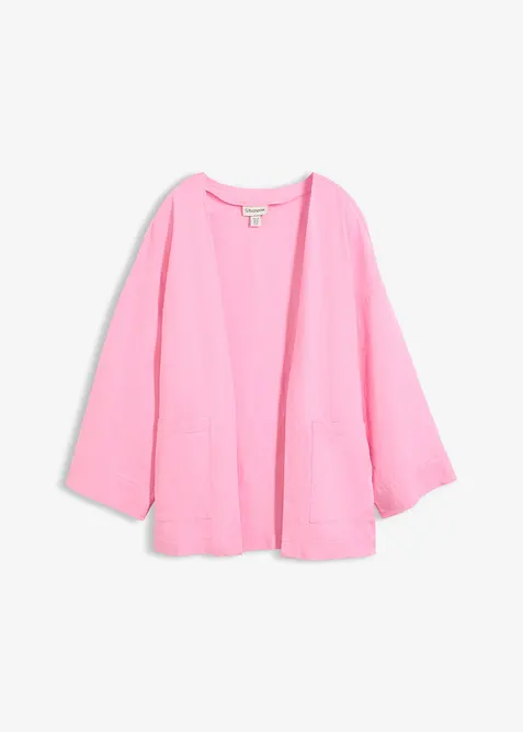 Kimono-bluse i linmiks, bonprix