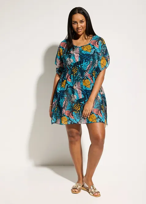 Strandtunika i lett chiffon, bonprix