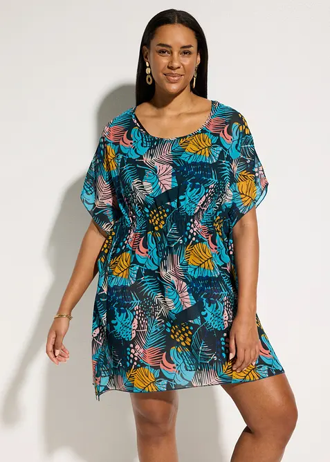 Strandtunika i lett chiffon, bonprix