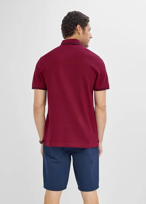 Pik&eacute;-poloskjorte i 100% bomull, bonprix