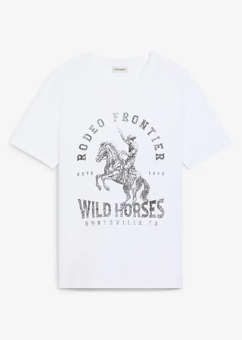 T-skjorte i 100% &oslash;kologisk bomull, bonprix