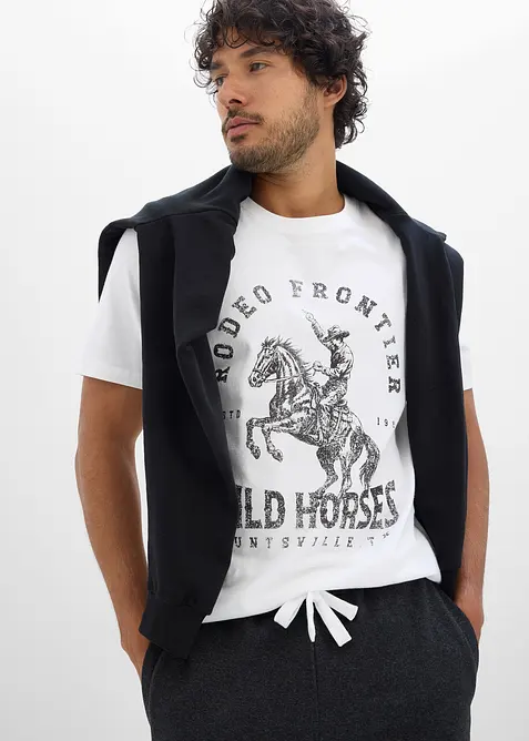 T-skjorte i 100% &oslash;kologisk bomull, bonprix