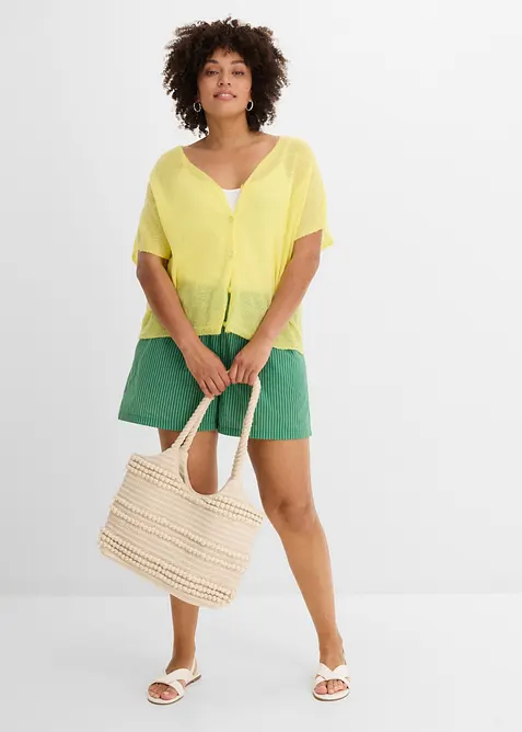 Kortermed, oversized cardigan, bonprix