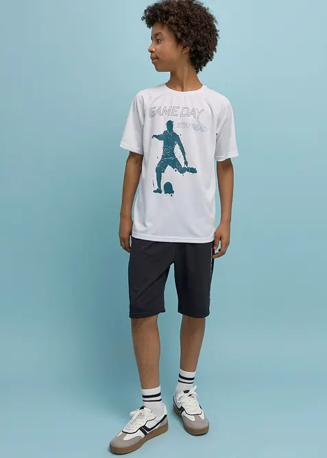 T-skjorte og bermudashorts, hurtigt&oslash;rkende (2-delt sett), bonprix