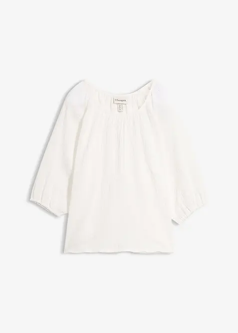 Musselin-tunika av 100% bomull, bonprix