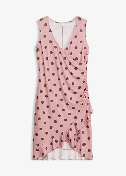 Jerseykjole med dyp utringning, bonprix