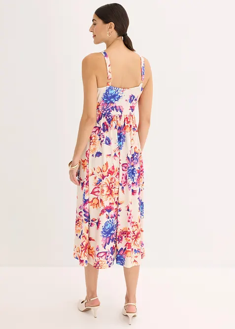 Maxikjole med dyp utringning, bonprix