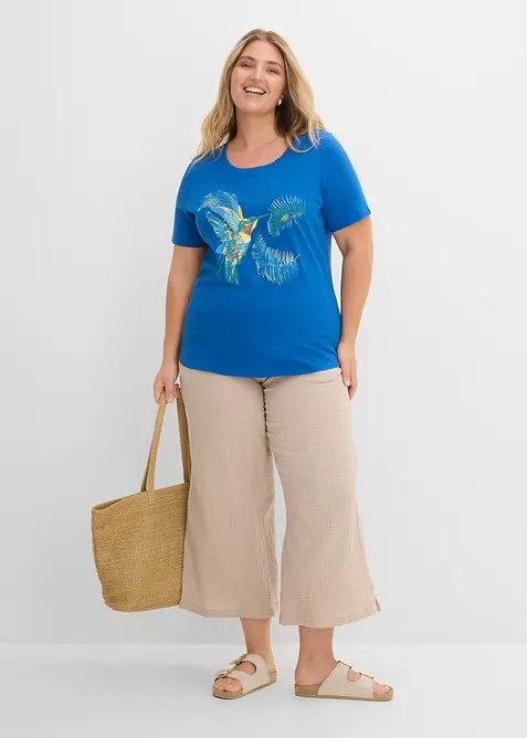 Bomullstopp med print, bonprix