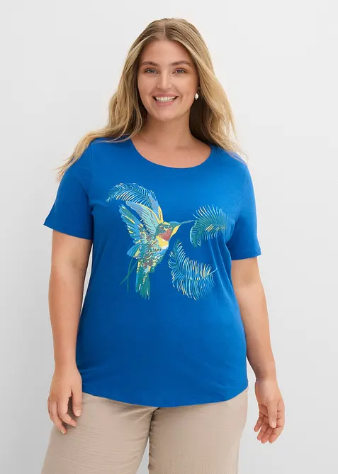 Bomullstopp med print, bonprix