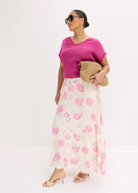 Maxiskj&oslash;rt i 100% viskose, bonprix