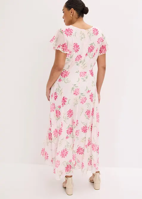 Jumpsuit med V-hals, bonprix